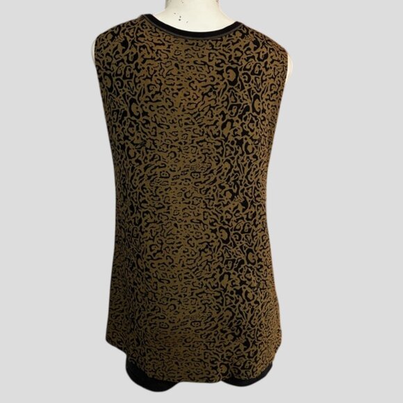 Fox Racing Women's Cheetah Print Sleeveless T-Shirt Size Small - Picture 2 of 10